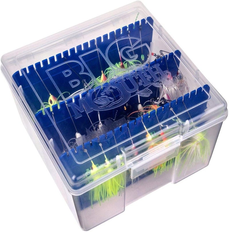 Flambeau Outdoors 00330 Medium Spinnerbait Box, Fishing Bait and Lure Organizer, Clear - Image 3