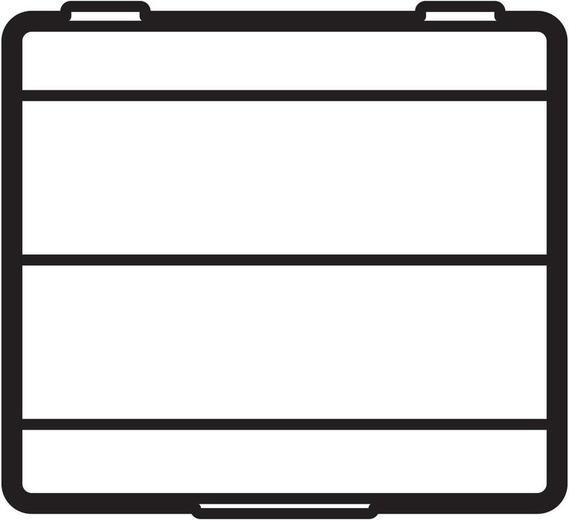 Flambeau Outdoors 00330 Medium Spinnerbait Box, Fishing Bait and Lure Organizer, Clear - Image 5
