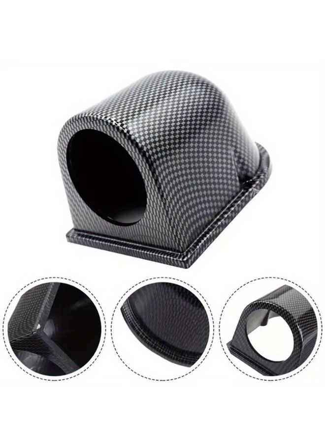 Black 52mm Universal One Hole Gauge Pod Holder Tool Free Dashboard Mount - Image 3