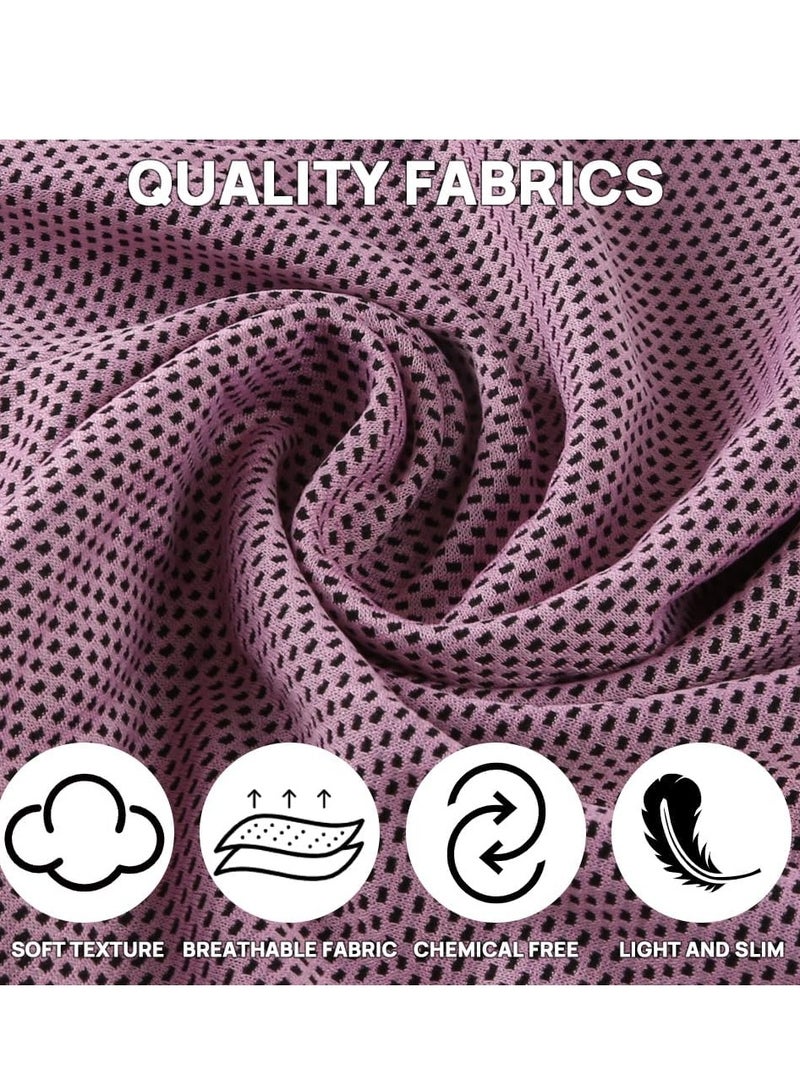 2PCS 90cm x 30cm Cooling Gym Towesl for Neck and Face, Cooling Towel Breathable and Sweat Chilly Towel with Silicone Portable Storage Box - Image 5