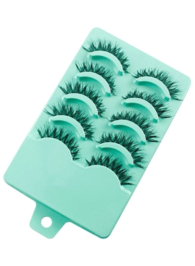 نيبمينينت طقم فرش مكياج مكون من 12 قطعة مع حقيبة و5 أزواج رموش صناعية متعدد الألوان - Image 2