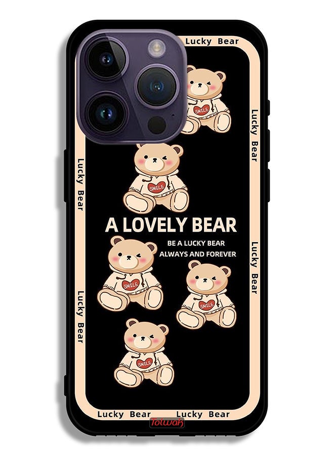 Tolwak Apple iPhone 14 Pro Protective Case A Lovely Bear - Image 2