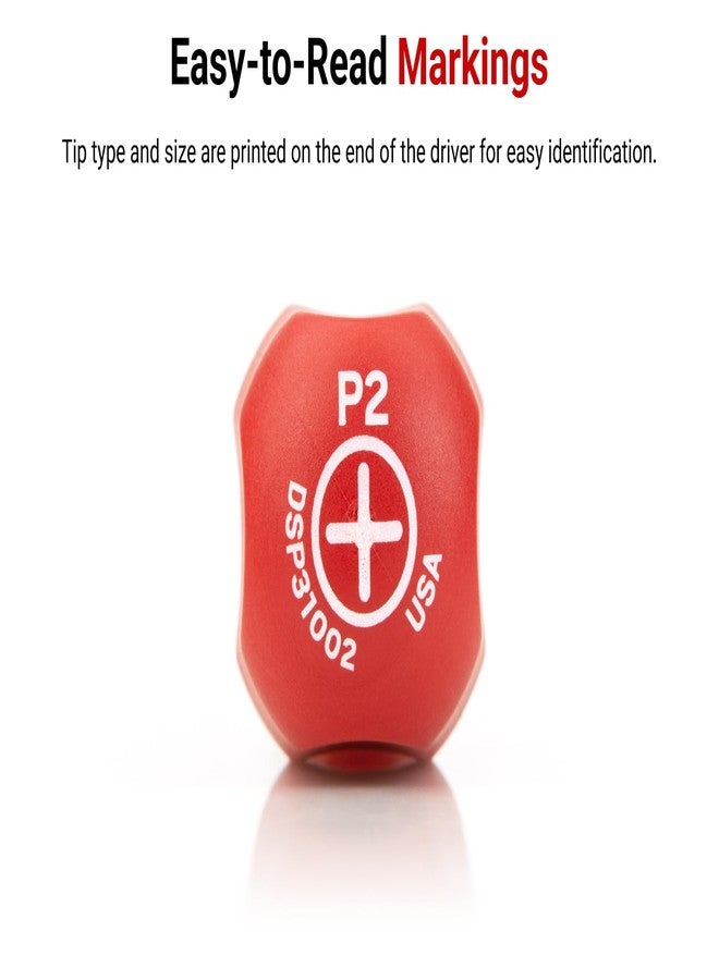 TEKTON Long Hard Handle Black Oxide Blade Screwdriver Set, 6-Piece (#1-#3, 3/16-5/16 in.) | DRV40118 | Made in USA - Image 5