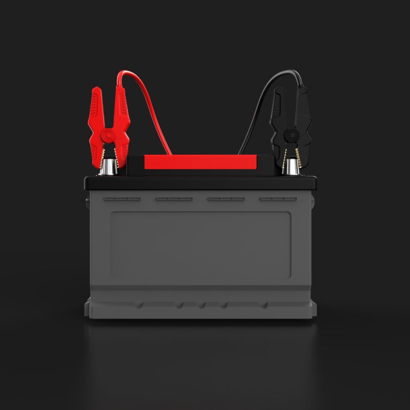 Car Battery Tester: Black ABS Shell, Metal Clamps - Fast Precise Measurement Battery Load Tester for 6V 12V 24V Automotive Lead Acid Batteries - Image 3