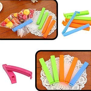 Cathect Food Snack Bag Pouch Clip Sealer 18pcs Set Manual Vacuum Bag Sealer 18 pcsMulticolored  - Image 1