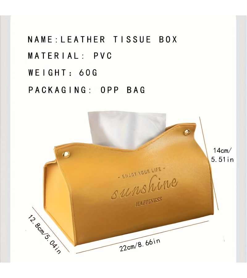 Burgundy Ins Nordic Tissue Box Drawer Holder for Living Room Car Coffee Table - Image 3