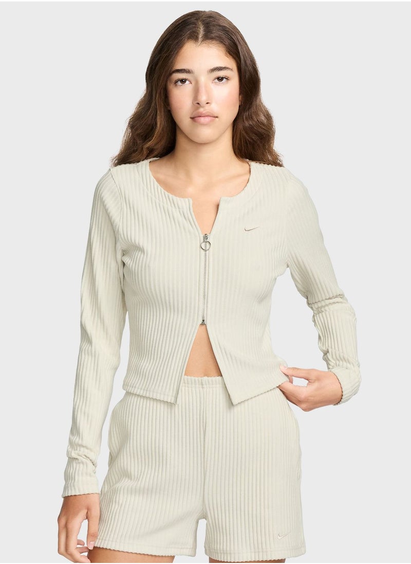 Nsw Ribbed Cardigan Top - pzsku/Z156520112101560BA6B8Z/45/_/1715242940/94e45ea5-9977-49b0-9ef2-edb7b855cf2b