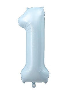 ThePartyPopper 40 Inch Light Blue Number Balloon (1) 
