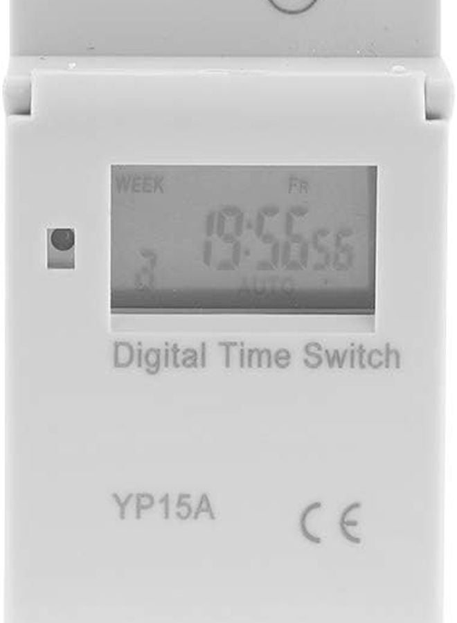 BRRNOO Programmable Switch 16A Digital LCD Relay For Electrical Outlets DC12V - Image 3