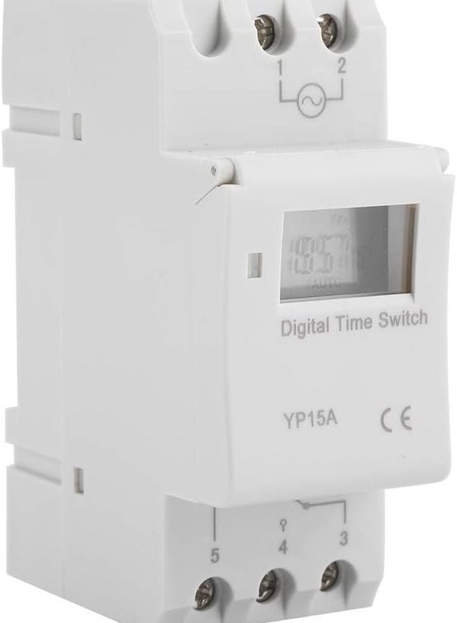 BRRNOO Programmable Switch 16A Digital LCD Relay For Electrical Outlets DC12V - Image 5