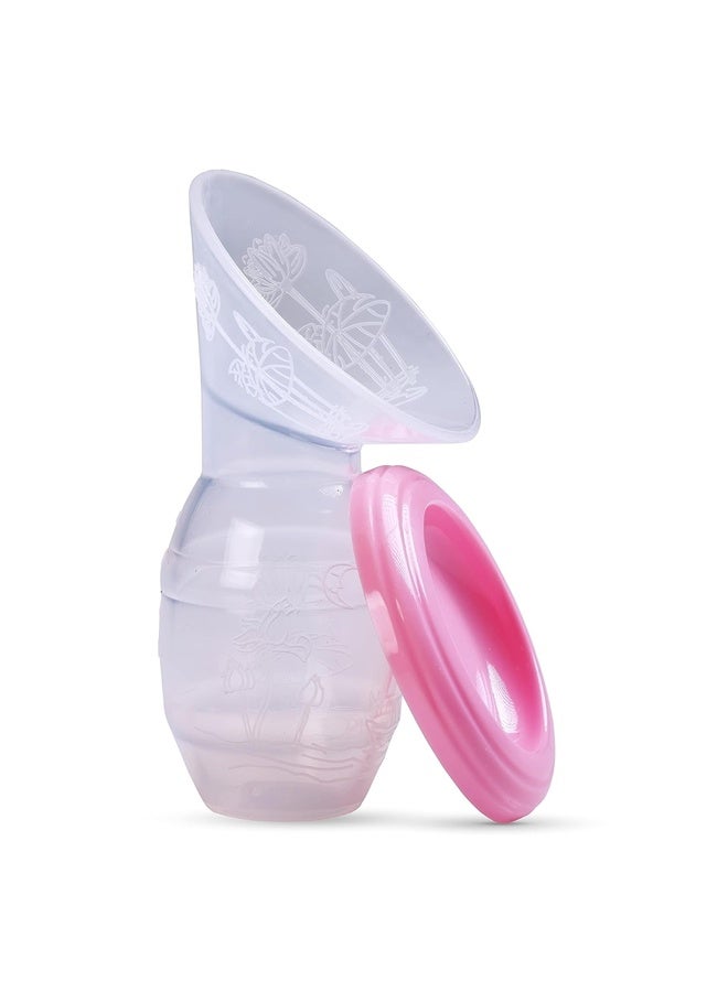 Luvlap Silicone Breast Milk Catcher/Saver, Food Grade, 100% Silicone, 100ml (White) - Image 1