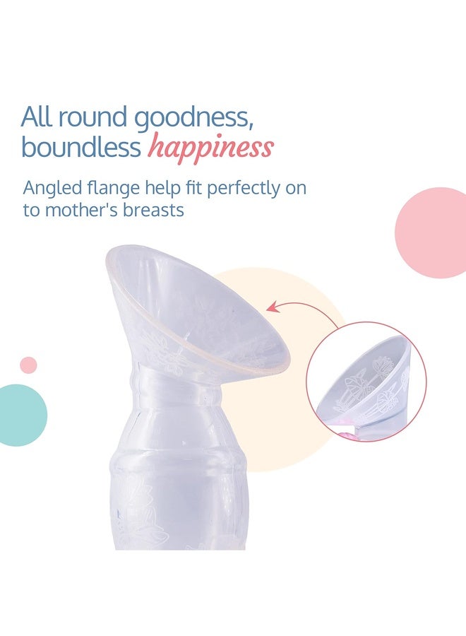 Luvlap Silicone Breast Milk Catcher/Saver, Food Grade, 100% Silicone, 100ml (White) - Image 4