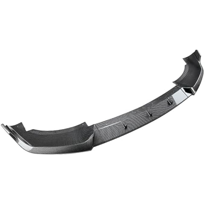 FINMOKAL Carbon Fiber Look Front Bumper Lip Splitter Spoiler Lower Protection Compatible with BMW X6 G06 M Sport 2019 2020-2023 - Image 2