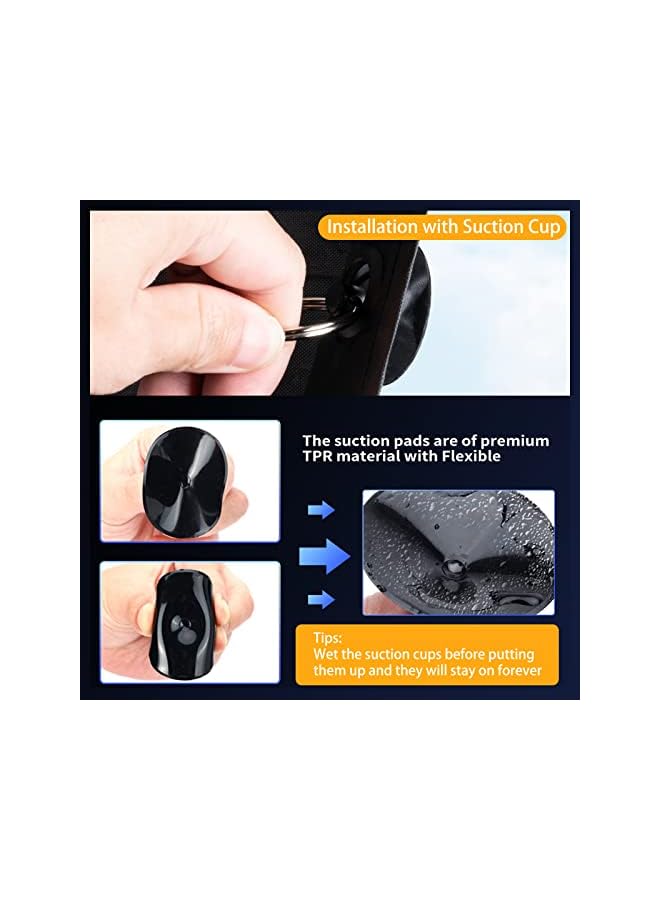 The Bros Portable Blackout Blind - 100% Light Blocking, Adjustable 130x200cm, No-Drill Travel Shades with Suction Cups & Hook & Loop for Nursery, Bedroom - Image 4