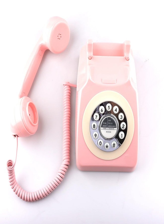 SIXDEFLY Retro Telephone, Classic Landline Telephone Vintage Old Fashioned Corded Telephone with Redial Function,for Home & Office Decor - Image 3