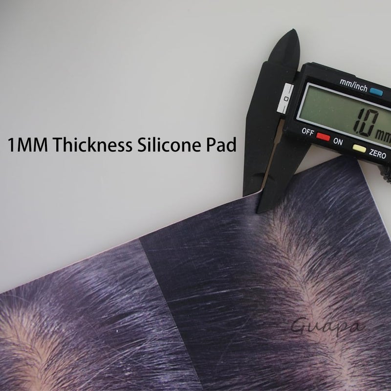 Guapa 2pcs Male and Female Scalp Micropigmentation Practice Skin for Thinning Hair Tattoo and Hair Density Practice Pad (Mix) - Image 4