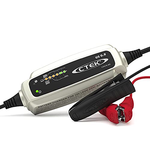 CTEK (56-865) US 0.8 12 Volt Fully Automatic 6 Step Battery Charger,Black - Image 1