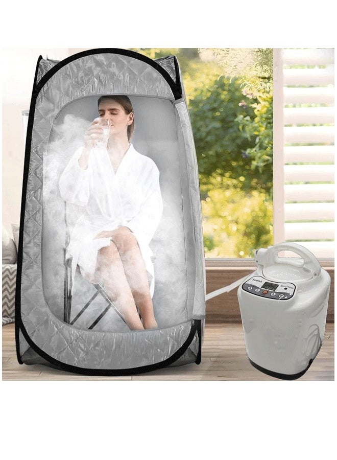 Reelyo 2.6L Sauna Steamer, Fcc Certified 2.6L & 1000W Steam Generator, Sauna Steamer Machine with Remote Control, Portable Sauna Steamer with Sturdy Lid and Explosion-Proof Interior, white - Image 5