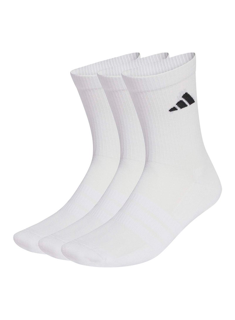 Adidas Cushioned Sportswear Crew Socks 3 Pair Pack - Image 1