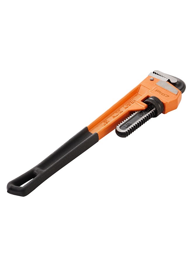 LAWAZIM Pro7 Heavy-Duty 45 Carbon Steel Pipe Wrench - 18inch / 450mm - Adjustable Plumbing Wrench with Serrated Jaws and Non-Slip Handle for Pipe Repairs, Maintenance, Installation, Workshop, Home Use - Image 3