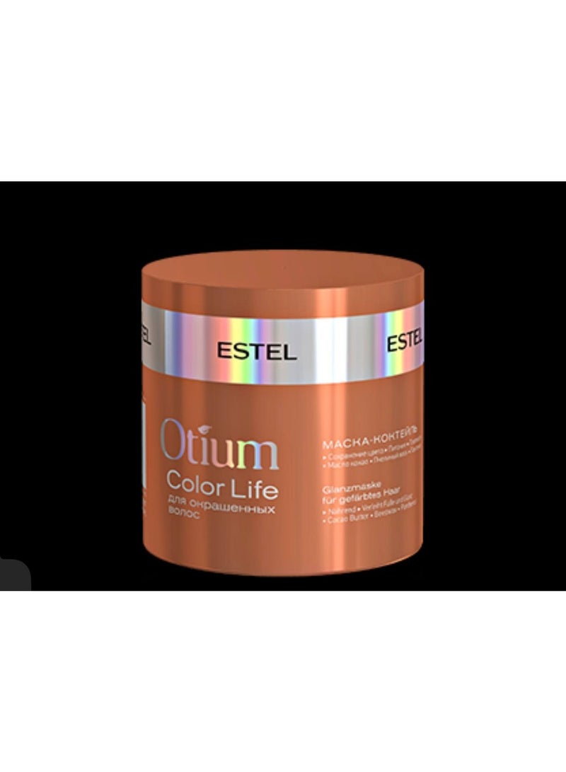 Estel Otium Color Life Hair Mask | Deep Hydration & Color Protection | Professional Repair for Colored & Damaged Hair - Image 2