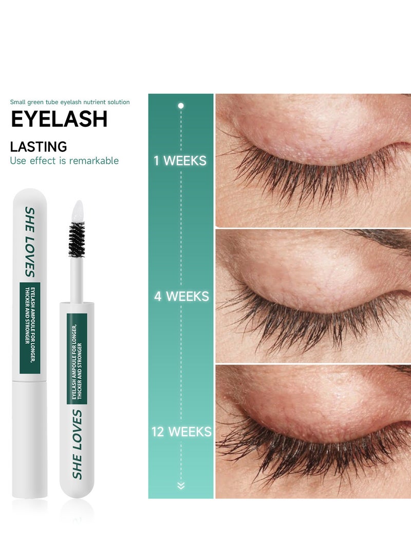She Loves Eyelash Ampoule For Longer, Thicker And Stronger Biotin Hair Regrowth Ampoule Roller Stick Type Natural Treatment Oil Scalp Care For Thicker And Fuller Hair Enhancer D - Image 1