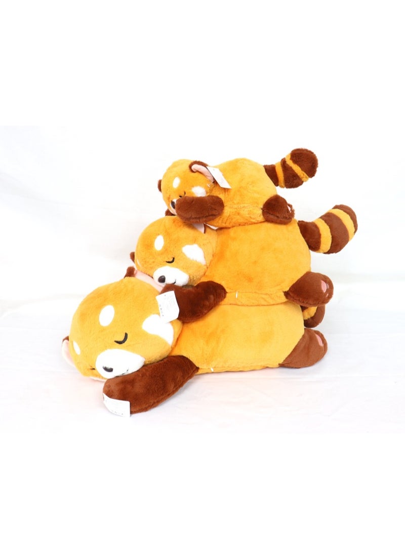 PLUSH SLEEPY RED PANDA 40CM 