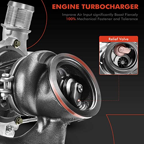 A-Premium Turbocharger with Installation Kits & Turbo Oil Feed Line Compatible with Chevy & Buick Models - Cruze 2011-2015, Cruze Limited 2016, Sonic 2012-2020, Encore, Trax 2013-2021 - # 55565353 - Image 4