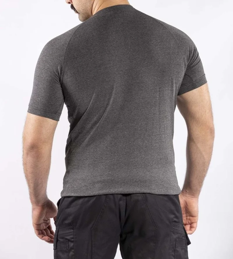 فاف وير Tactical Outdoor Casual T-Shirt Men's Short Sleeve Cotton Elastane Flexible Sweat Absorbent TTHIN03