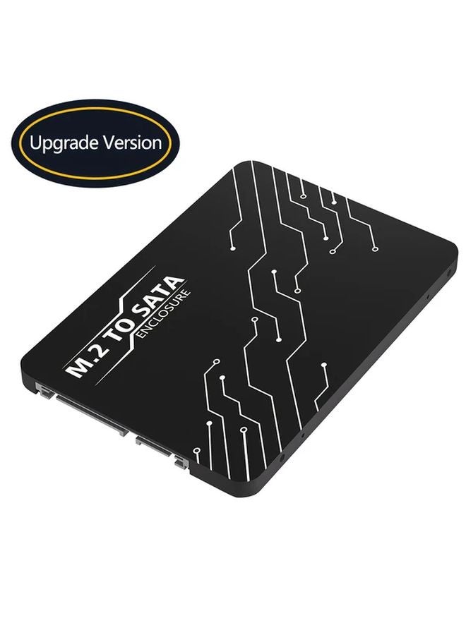 M2 to SATA3 U2 Adapter Card with Aluminum Heat Dissipating Housing for PCIe NVMe SSDs - Image 1