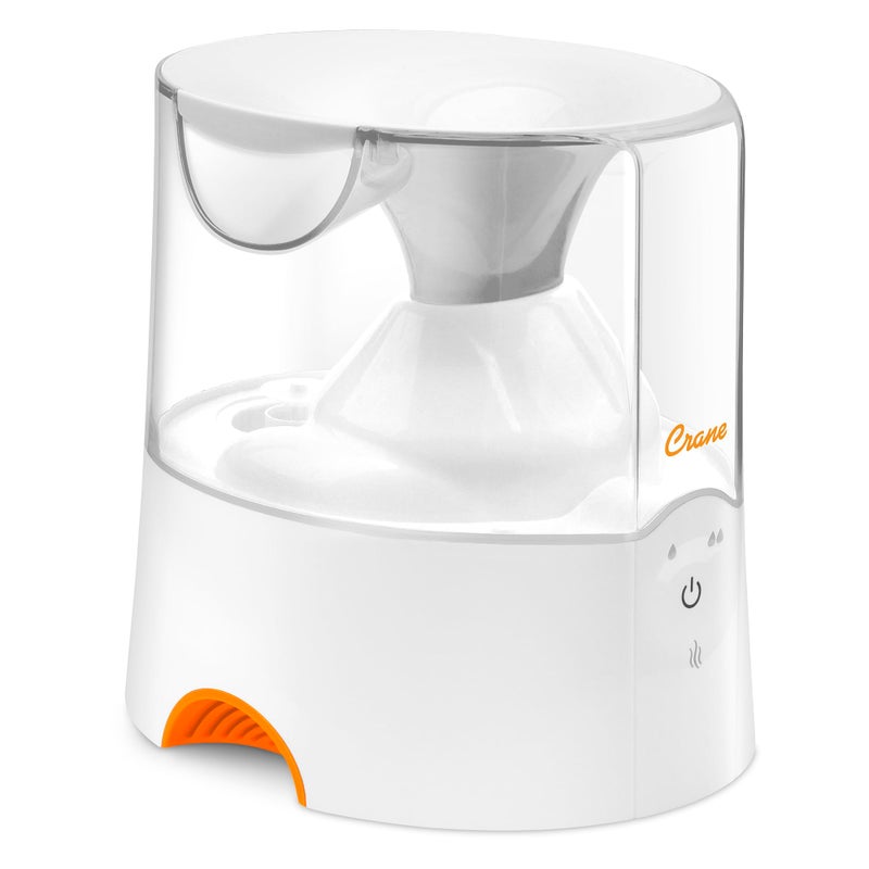 Crane Warm Mist Humidifier Warm Mist Humidifiers For Bedroom 19L Tank Vaporizer For Congestion Steam Humidifier Humidifiers For Bedroom Warm Mist Bedside Humidifier Vapor Pad Included