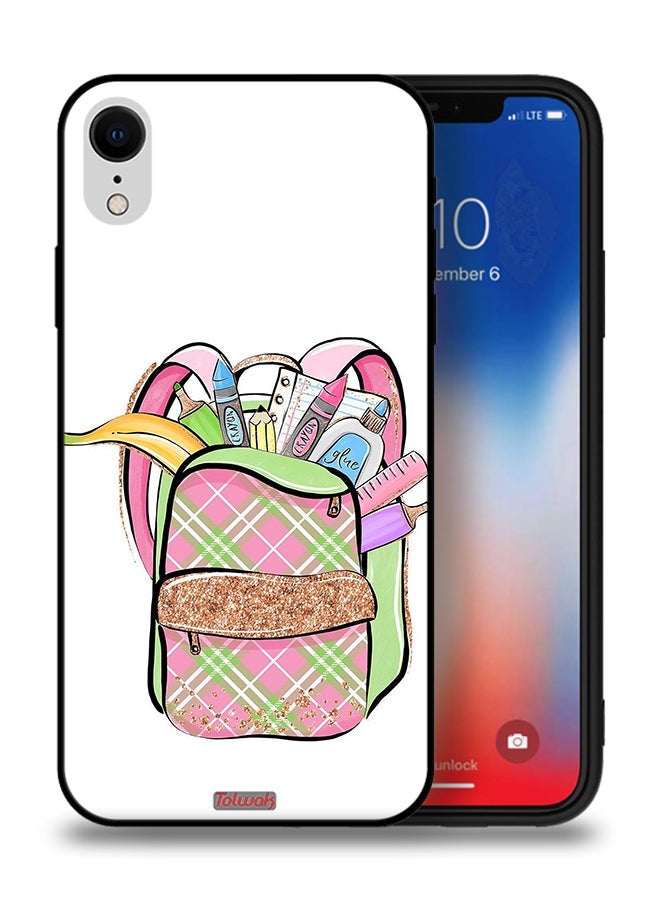 Tolwak Apple iPhone XR Protective Case Unicorn Girl Bag - Image 1