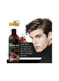 Luxura Sciences Luxura Sciences 250 ML Onion Hair Oil with 14 Essential Oils  - Image 3