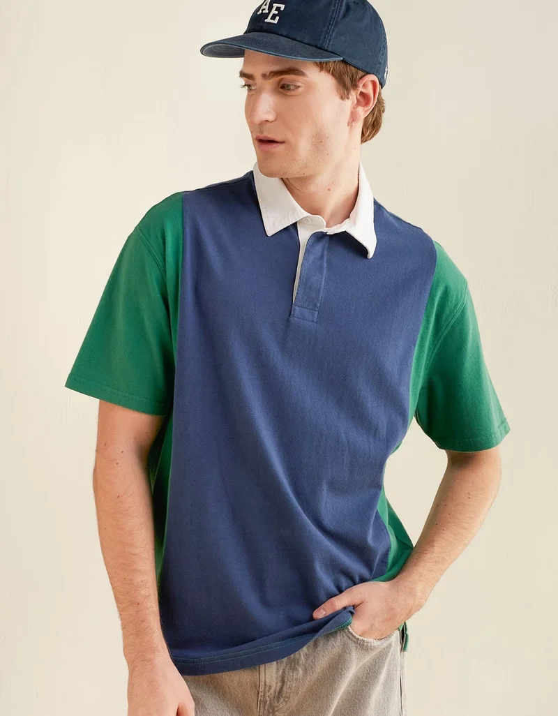AE Standard Fit Rugby Shirt