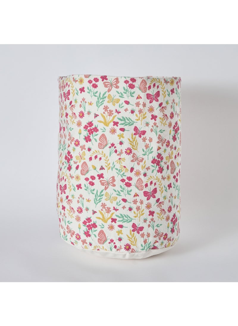 Flutterby Springtime Printed Storage Basket 35 x 40 x 35 cm