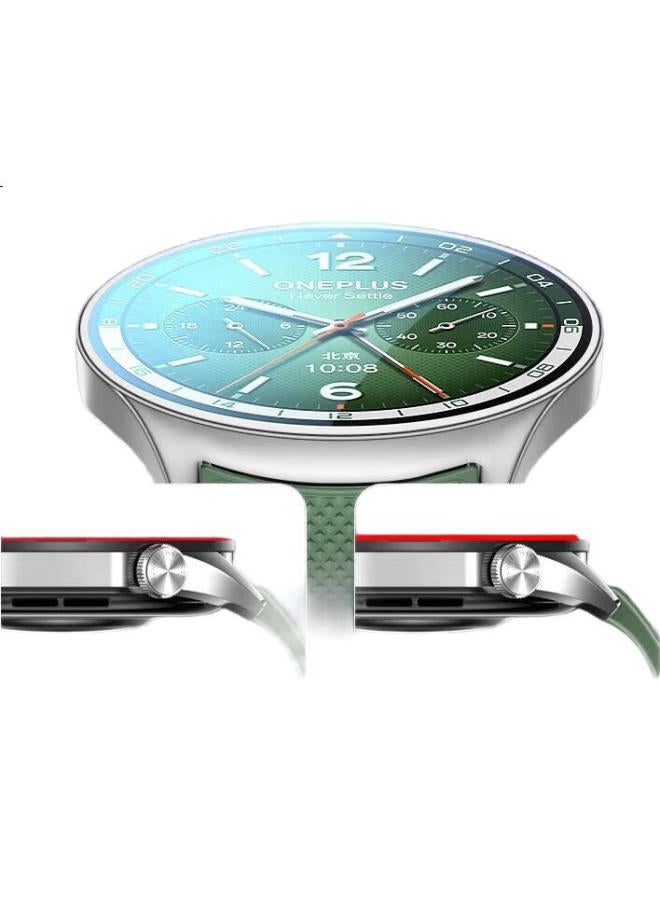 Ten Flashes Tenflash [Screen Protector Gift] Oneplus Watch 2 Tempered Glass Film Oneplus 2 Esim Phone Watch Protective Film High Definition Full Screen Coverage Anti-Drop Tempered Glass Screen Protector - Image 3