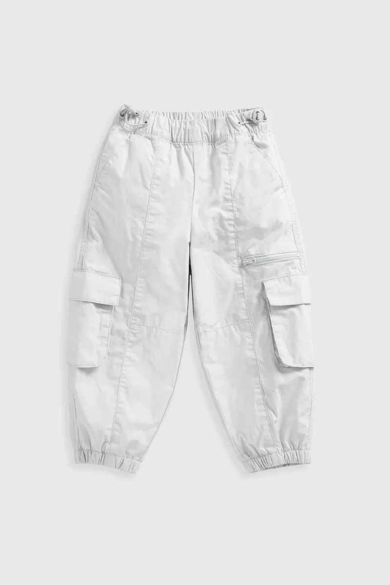 mothercare Grey Parachute Trousers