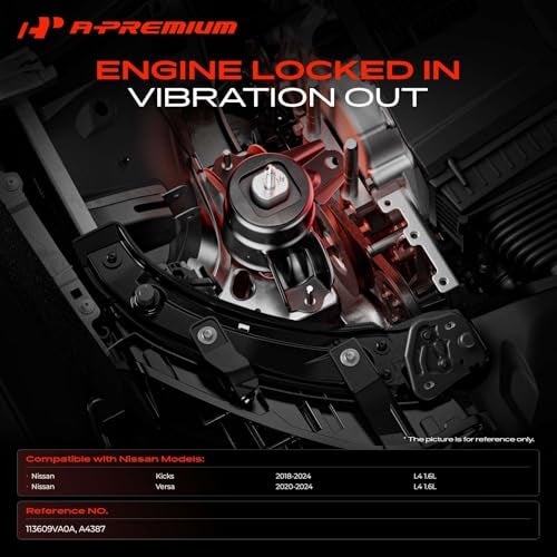 A-Premium APremium Rear Torque Strut Mount Compatible with Nissan Versa 20202024 Kicks 20182024 16L - Image 3