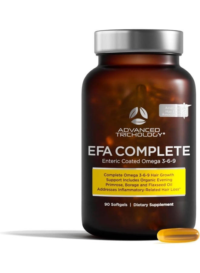 Advanced Trichology تريكولوجي متقدم EFA زيت الكتان عالي الفعالية مع أوميغا المثالية - 90 عدد - Image 1