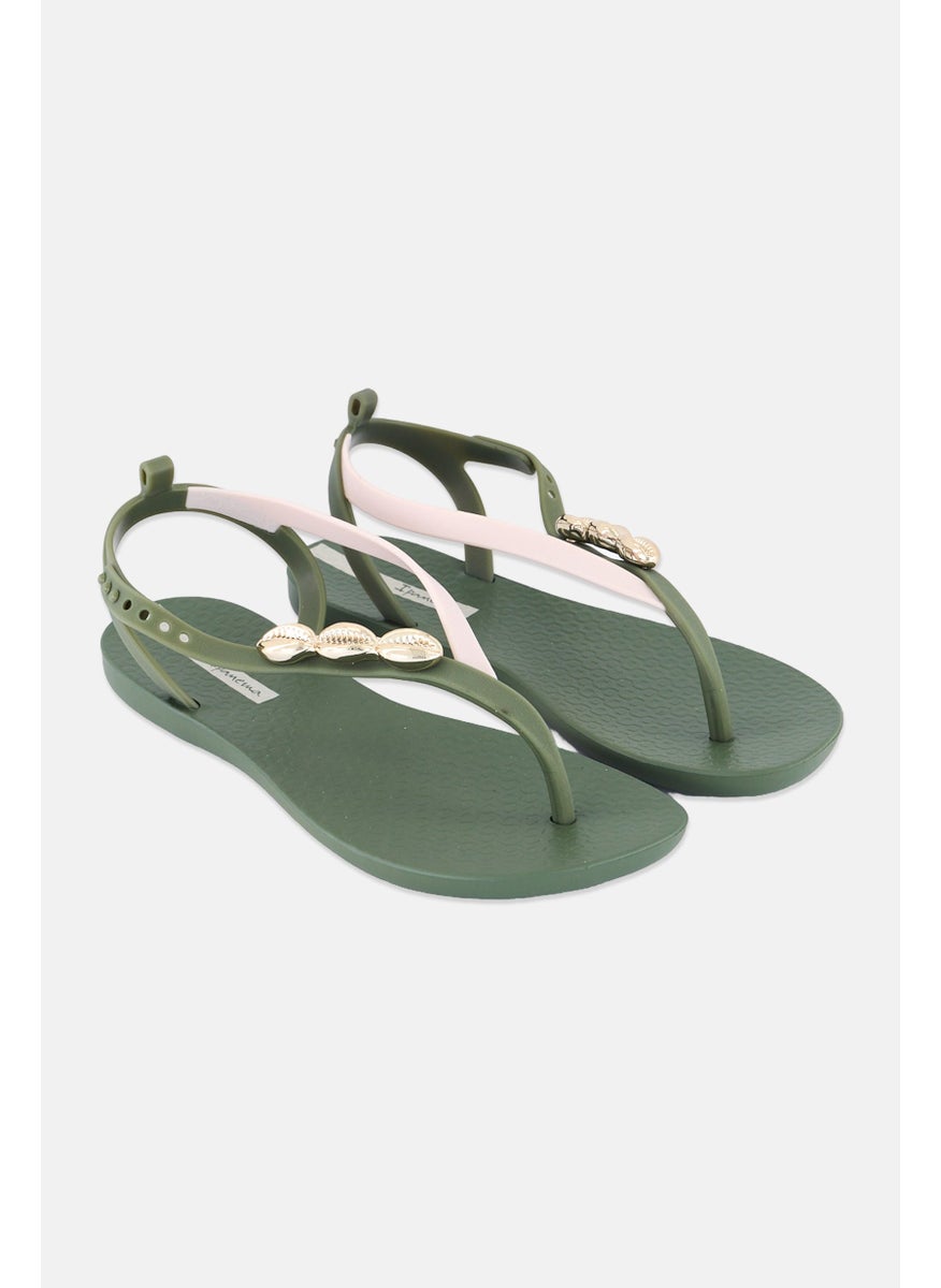 Ipanema Women Salty II Snap Fashion Sandals, Olive Combo  - Image 1