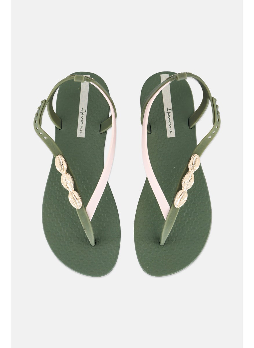 Ipanema Women Salty II Snap Fashion Sandals, Olive Combo  - Image 2