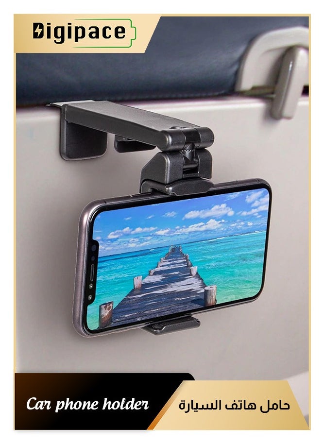 Digipace - Universal in Flight Phone Mount, Handsfree Phone Holder for Desk with 360 Degree Rotation - Image 1