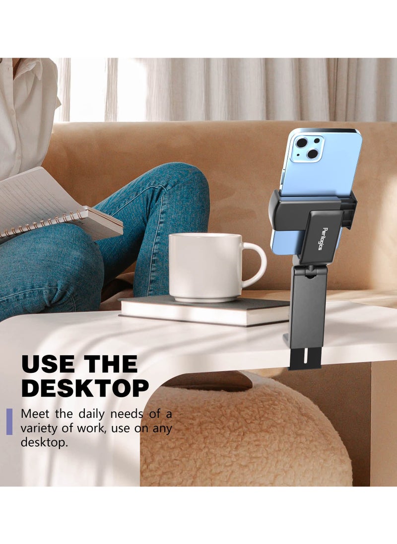 Digipace - Universal in Flight Phone Mount, Handsfree Phone Holder for Desk with 360 Degree Rotation - Image 1