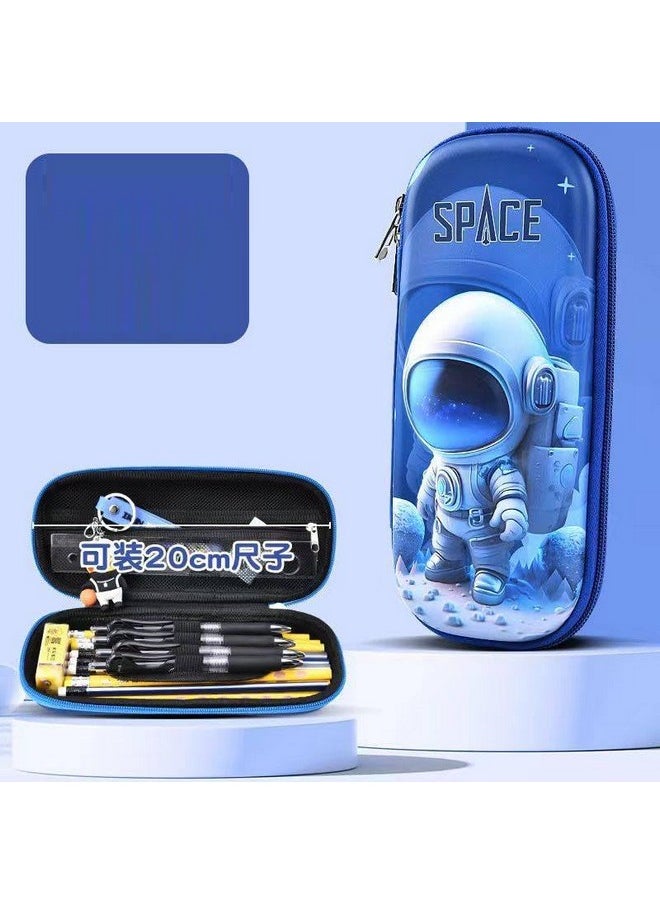 DD RETAILS DD RETAILS 3D Cover EVA Pencil Case || Large Capacity Pencil Pouch for Boys & Girls || Cartoon Design Pencil Box/Case/Pouch for School (Print May Very) (Pack of 1) (Space Man)  - Image 2