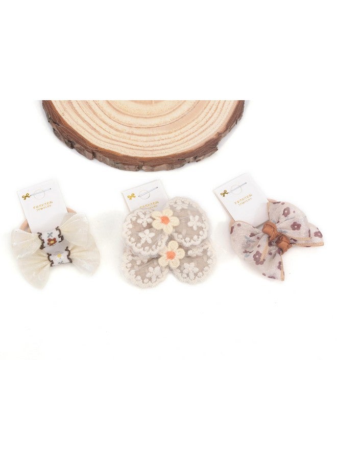 BIANHUAN 10 pairs Hair Ties With Bows 1.2 Inch Small, Ponytail Holders Pigtails Elastic Bands Hair Accessories For [Toddler] Kids [Baby] [Girl]s (Set-B) - Image 3