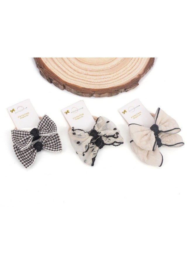 BIANHUAN 10 pairs Hair Ties With Bows 1.2 Inch Small, Ponytail Holders Pigtails Elastic Bands Hair Accessories For [Toddler] Kids [Baby] [Girl]s (Set-B) - Image 4