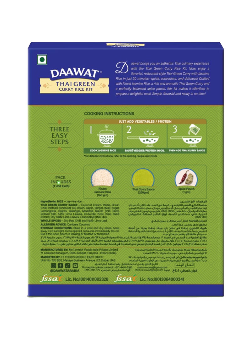 Daawat Thai Green Curry Rice Kit - Image 2