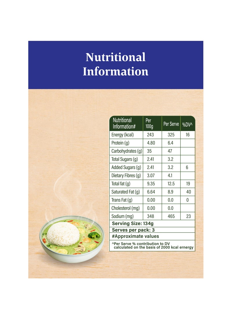 Daawat Thai Green Curry Rice Kit - Image 3