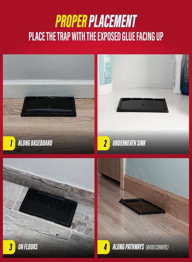 Catchmaster Baited Glue Traps by - 10 Pre-Baited Trays, Ready to Use Indoors. Rat Mouse Snake Exterminator Plastic Sticky Adhesive Easy No-Mess Simple Non-Toxic Disposable - Made in the USA - Image 5