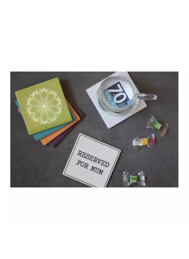 Generic - Ceramic Coaster Absorbent Pure White Blank Support Pattern, LOGO, Thermal Transfer, UV Printing Direct Supply-Color:Hexagon 11*9.5-Specifications:Blank Plain Blank (paper Distribution Box) - Image 1